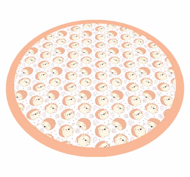 Tapis vinyle Petits hérissons  - TenStickers