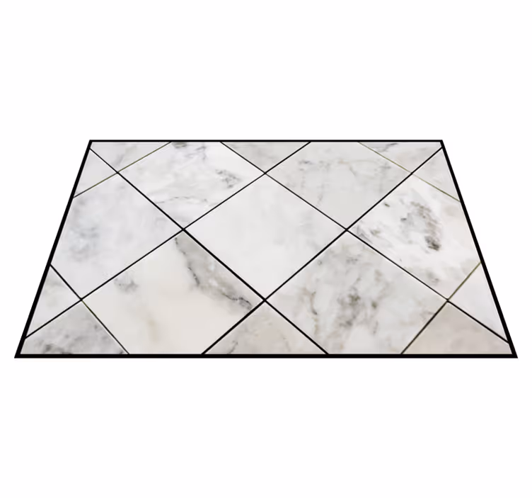 Tapis vinyle marbre fausse marbrure - TenStickers