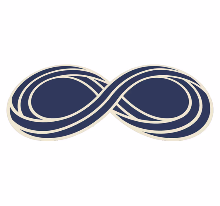 tapis vinyle moderne Symbole de l'infini - TenStickers