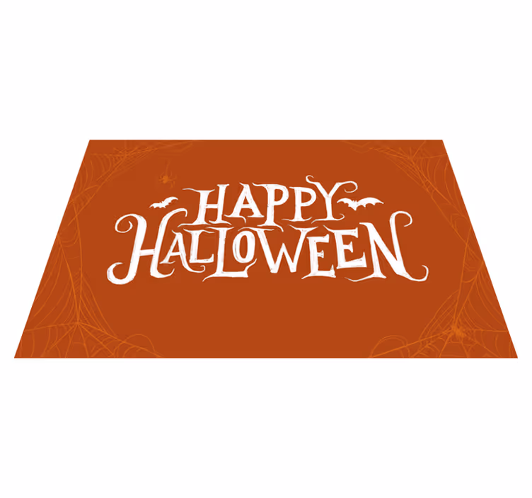 Tapis vinyle halloween message festif d'halloween - TenStickers