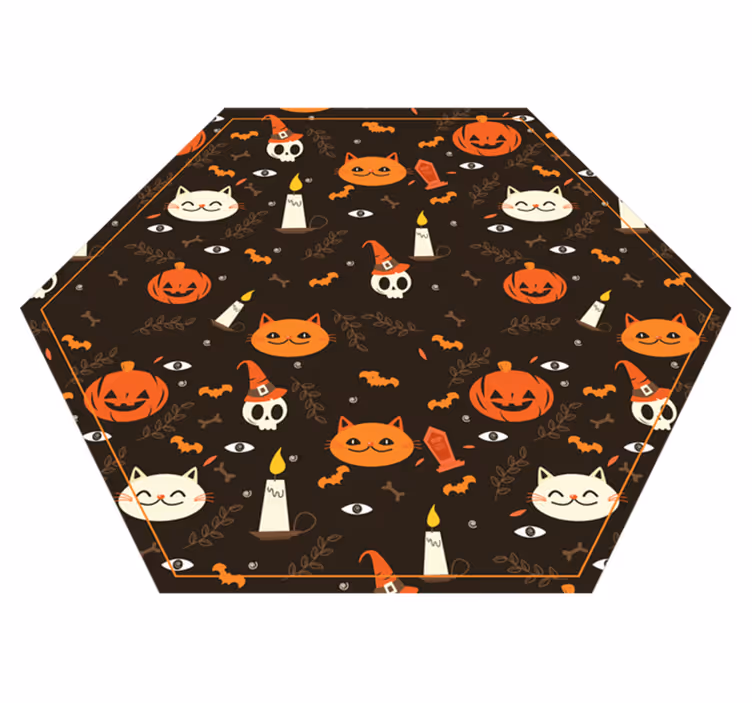 Tapis vinyle halloween motif festif d'halloween - TenStickers