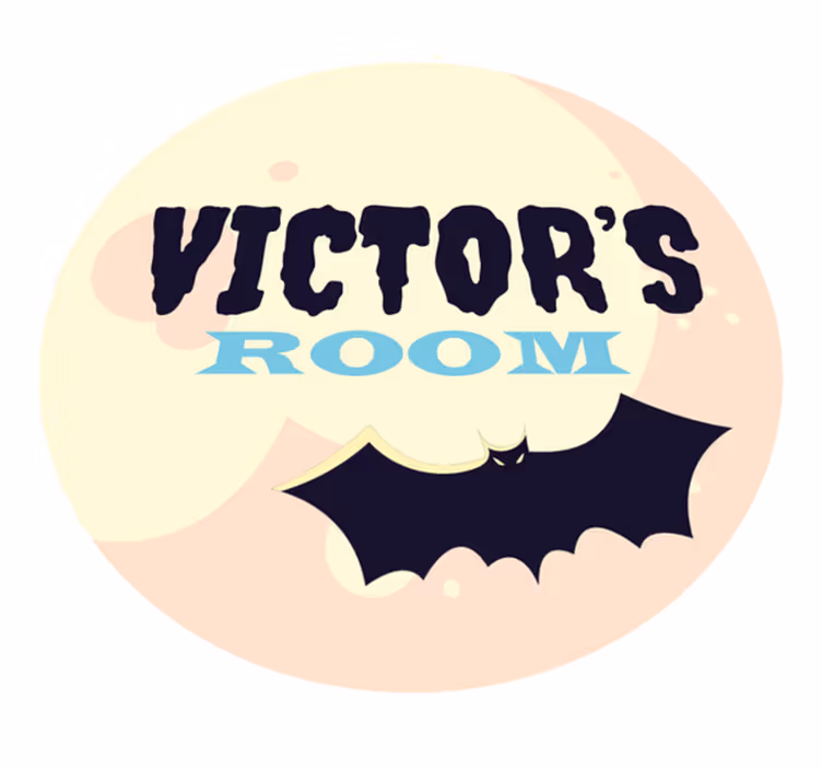 Tapis vinyle nom personnalisé style terrifiant - TenStickers