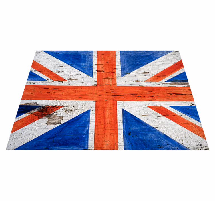 tapis vinyle moderne Drapeau britannique de style urbain - TenStickers