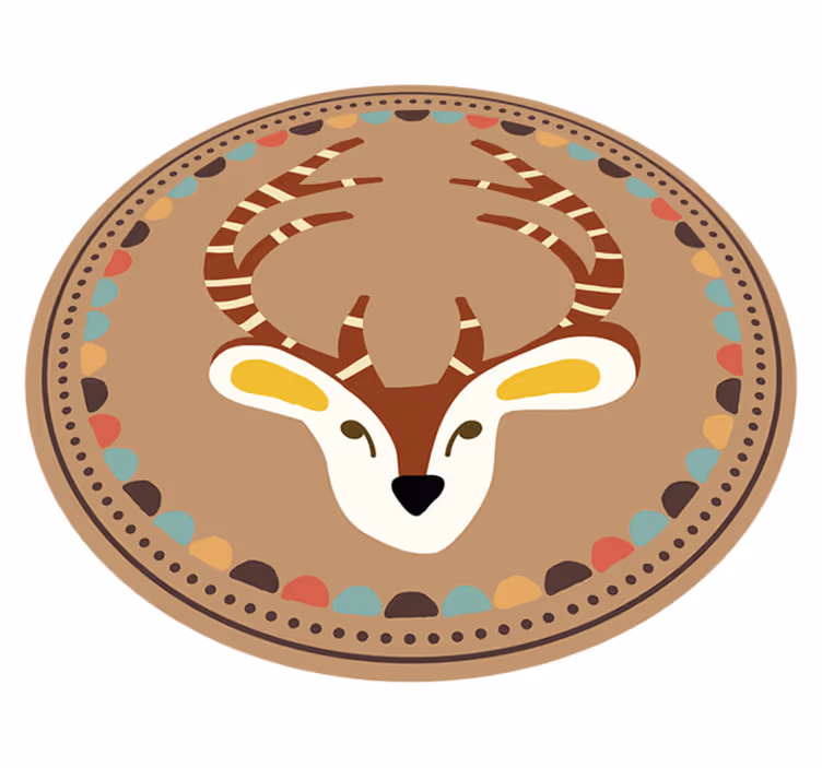 tapis vinyle animal Cerf d'automne - TenStickers