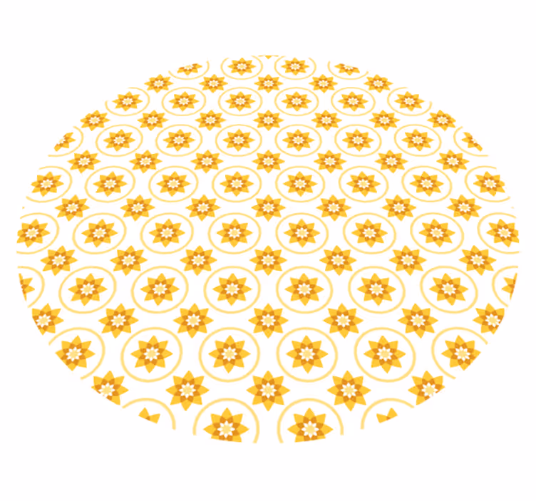 tapis vinyle moderne Soleil - TenStickers