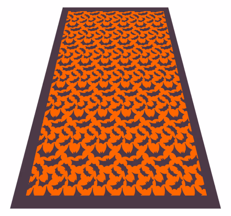 Tapis vinyle animal motif félin orné - TenStickers