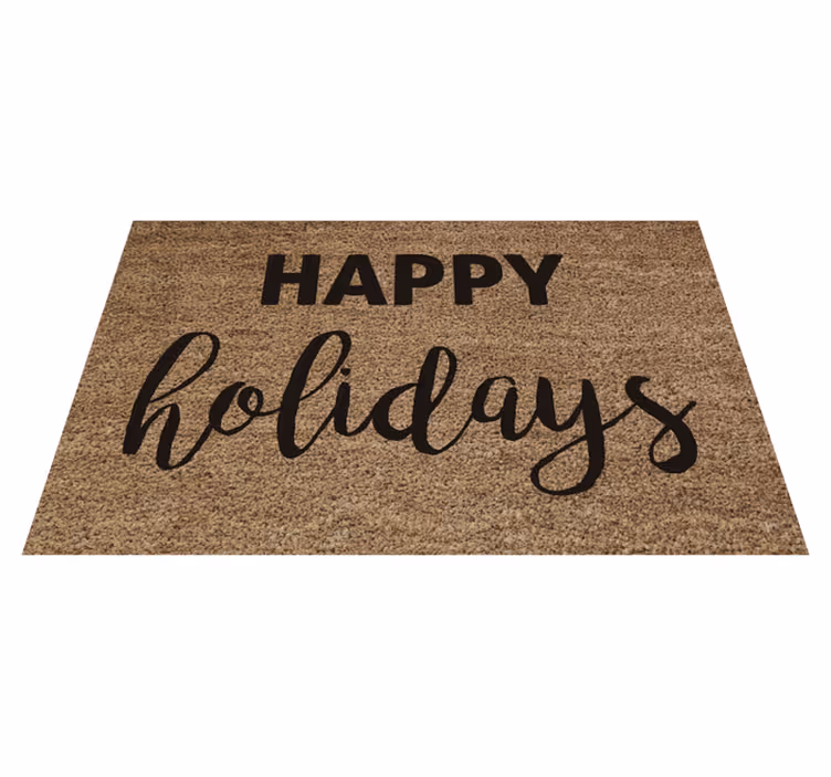 vinyle Noel Phrase joyeuses fêtes - TenStickers
