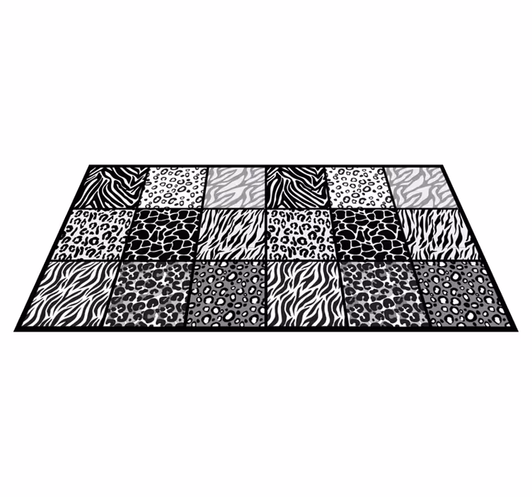 tapis vinyle chambre Différentes impressions d'animaux - TenStickers