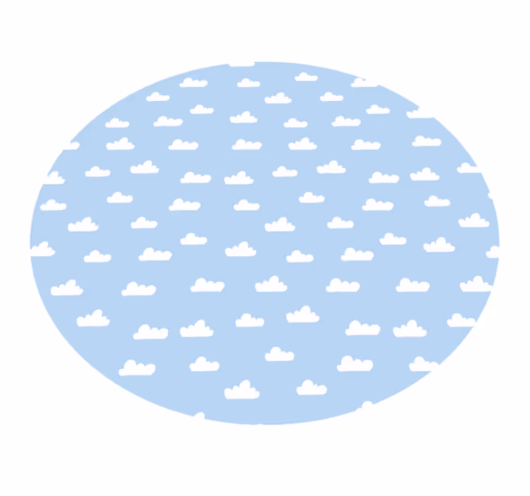 tapis vinyle pour enfants Des nuages - TenStickers