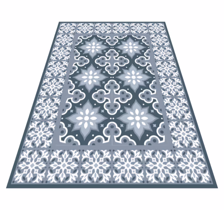 Tapis vinyle cuisine carreaux Tuile arménienne - TenStickers