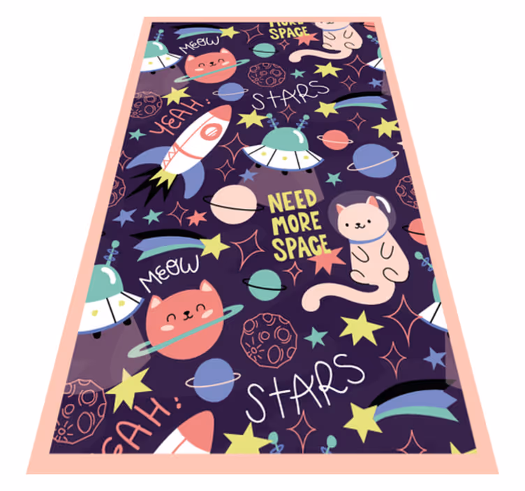 Tapis vinyle pour enfants espace ludique - TenStickers