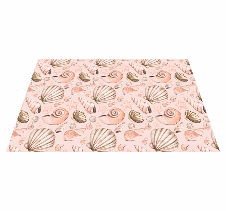 Tapis vinyle animal Coquillages - TenStickers