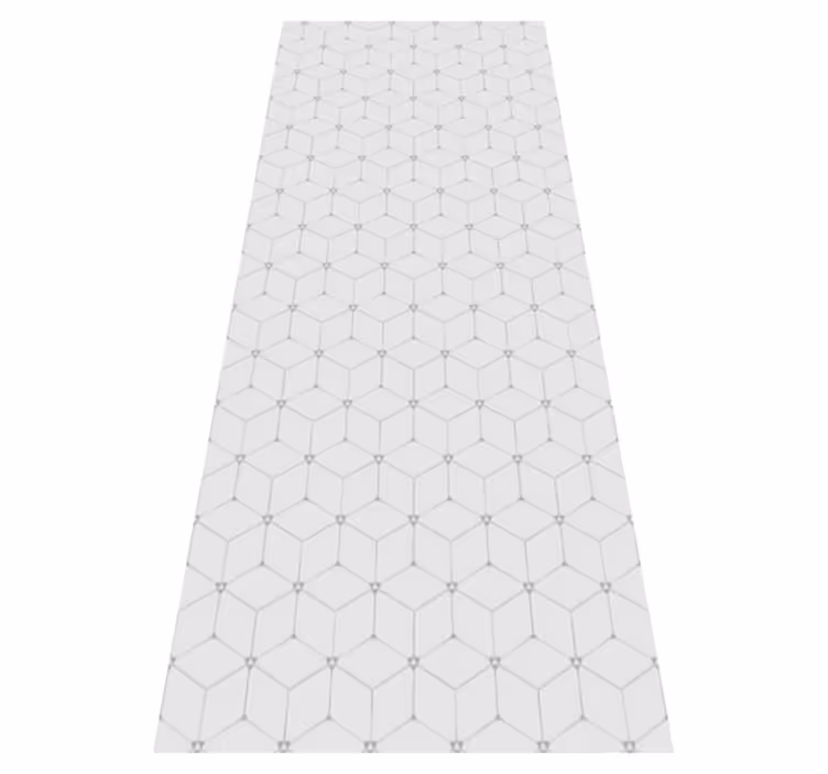 tapis vinyle moderne 3d cubique - TenStickers