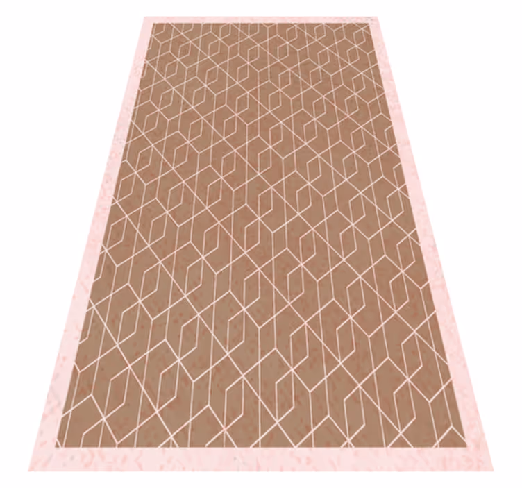 Tapis vinyle géométrique simplicité géométrique - TenStickers
