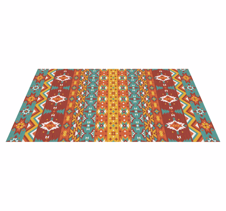 tapis vinyle ethnique vinyle ethnique - TenStickers