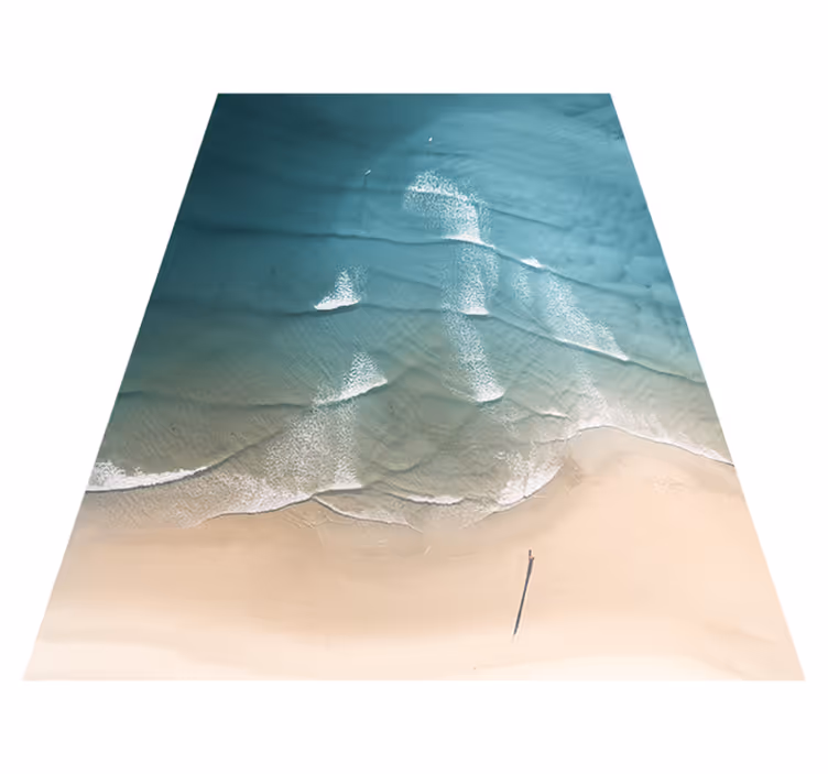 Tapis vinyle salle de bain chambre bord de mer - TenStickers