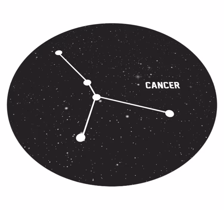 tapis vinyle moderne Cancer du signe du zodiaque - TenStickers