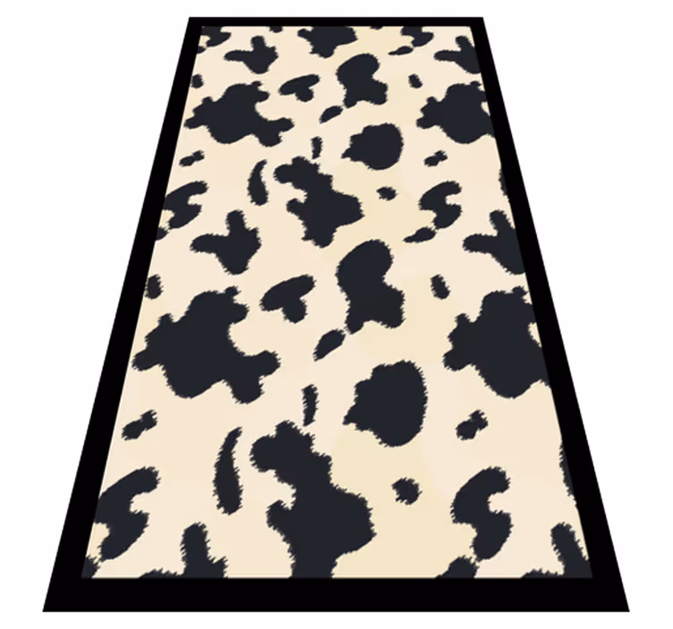 Tapis vinyle animal motif peau de vache - TenStickers