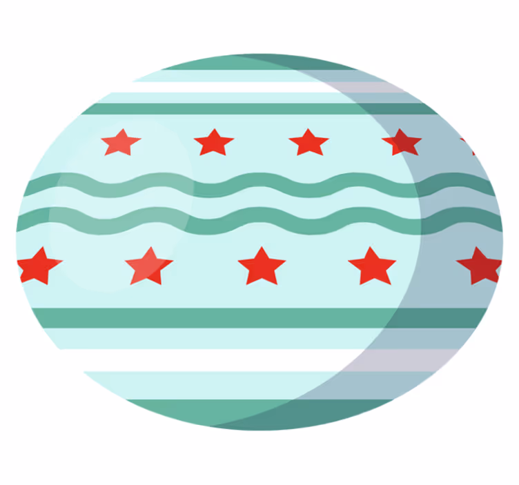 Tapis vinyle étoiles motif aquatique - TenStickers