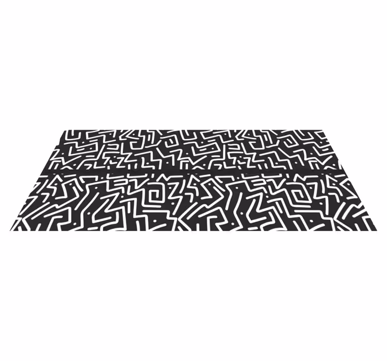 tapis vinyle moderne Stries abstraites - TenStickers