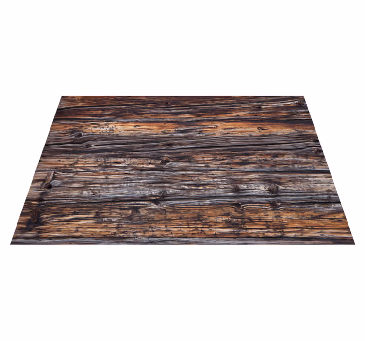 Tapis vinyle en bois Bois vintage - TenStickers