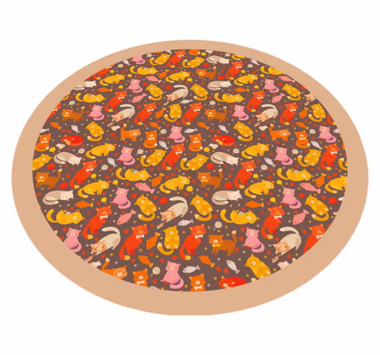Tapis vinyle autres tapis motif animalier ludique - TenStickers