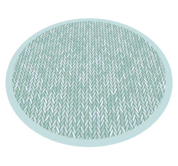 Tapis vinyle rayures motif de lignes torsadées - TenStickers