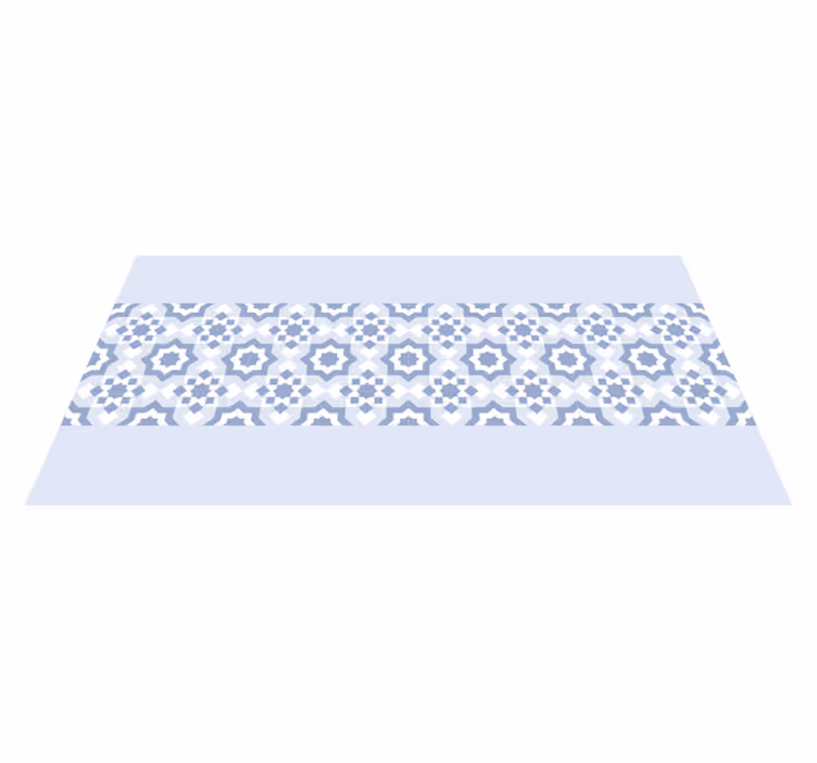 tapis vinyle moderne Tapis mitif hydraulique - TenStickers