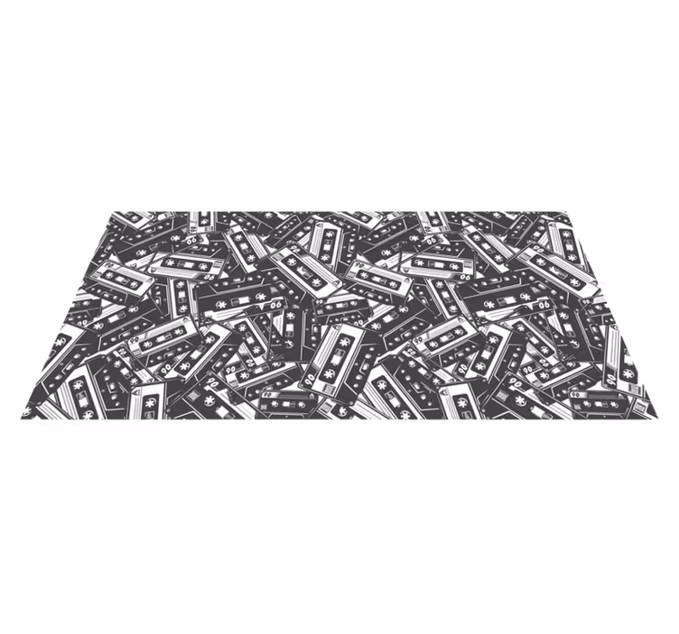 tapis vinyle retro Cassette des années 90 - TenStickers