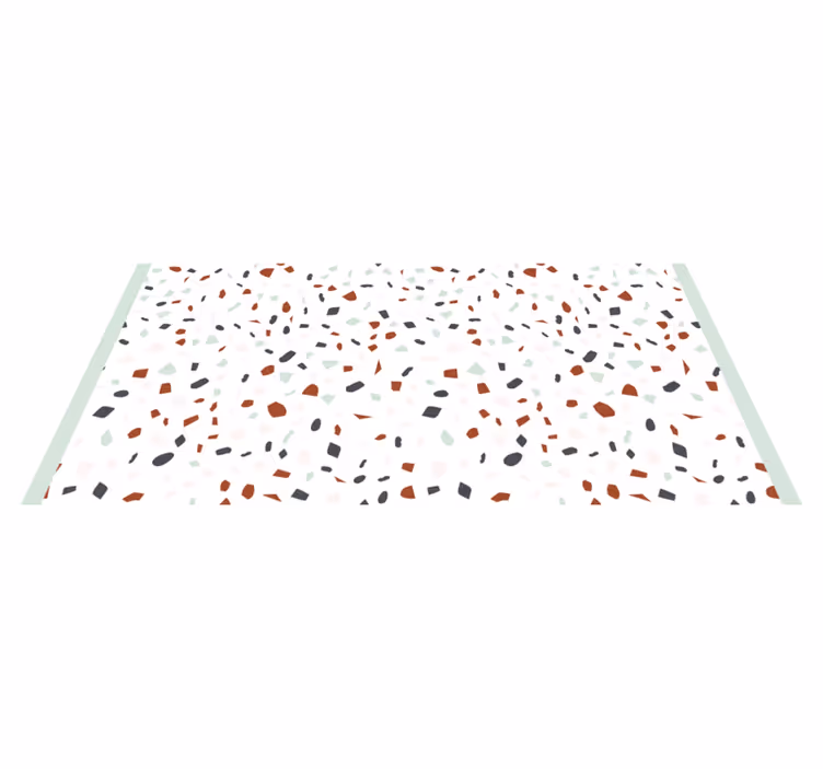tapis vinyle mosaique de pierre - TenStickers