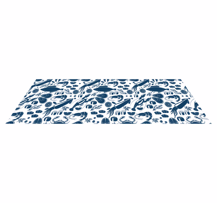 tapis vinyle cuisine Collection de nourriture - TenStickers