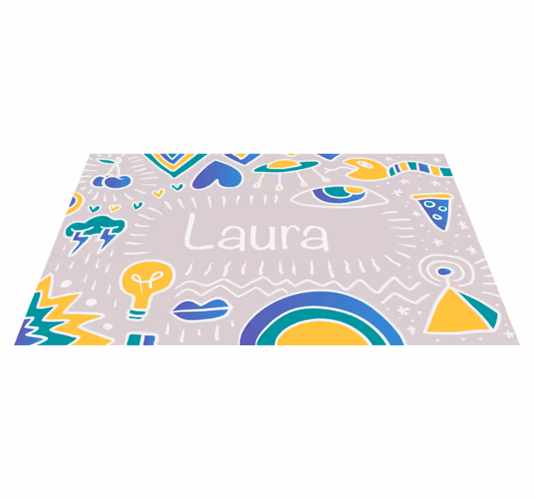 Tapis vinyle personnalisé tapis de jeu amusant - TenStickers