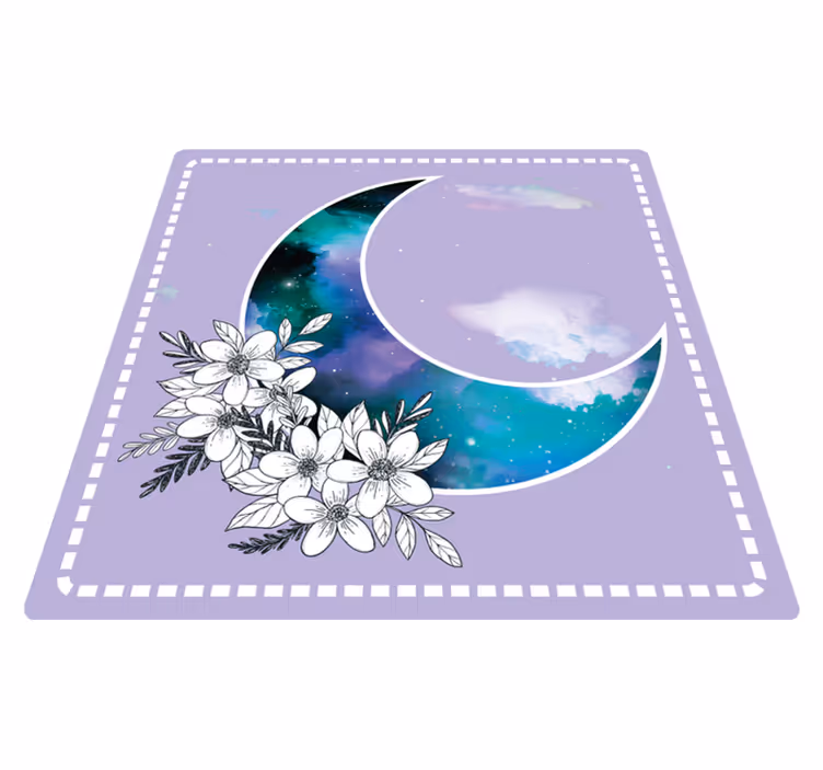 tapis vinyle chambre Galaxie aquarelle - TenStickers