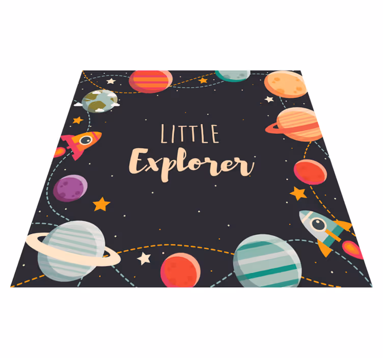 Tapis vinyle autres tapis petit explorateur - TenStickers