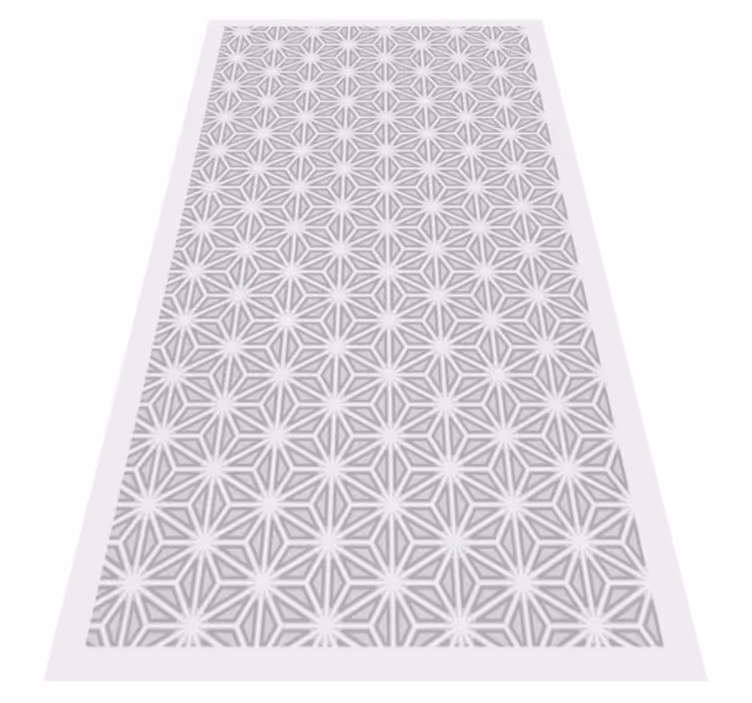 Tapis vinyle géométrique motif accentué - TenStickers