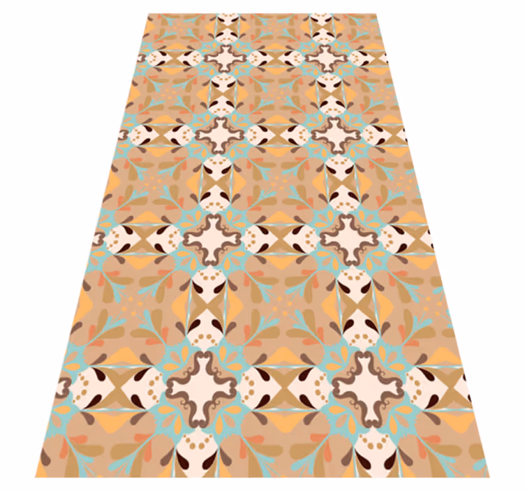tapis vinyle carreaux classiques - TenStickers