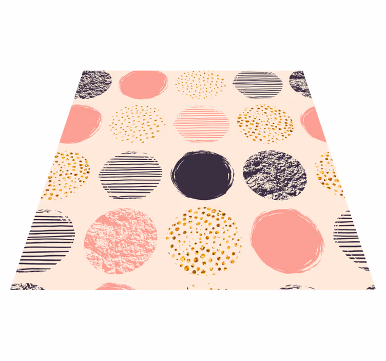 tapis vinyle pour enfants Orbites colorées - TenStickers