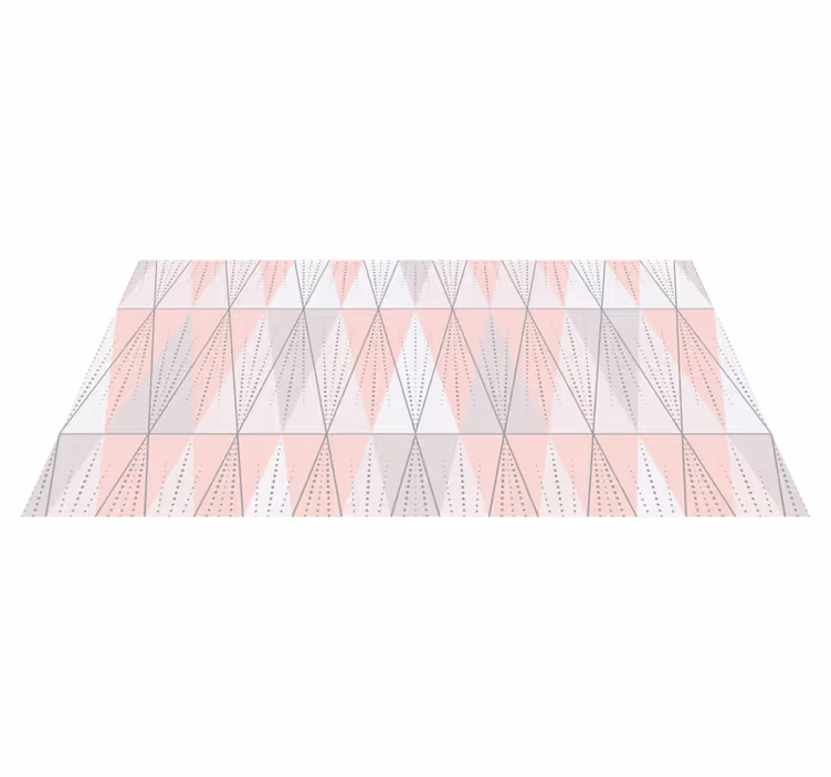 tapis vinyle salon Design nordique de différentes couleurs - TenStickers