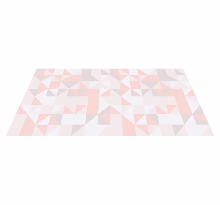 tapis vinyle salon Carrés nordiques - TenStickers