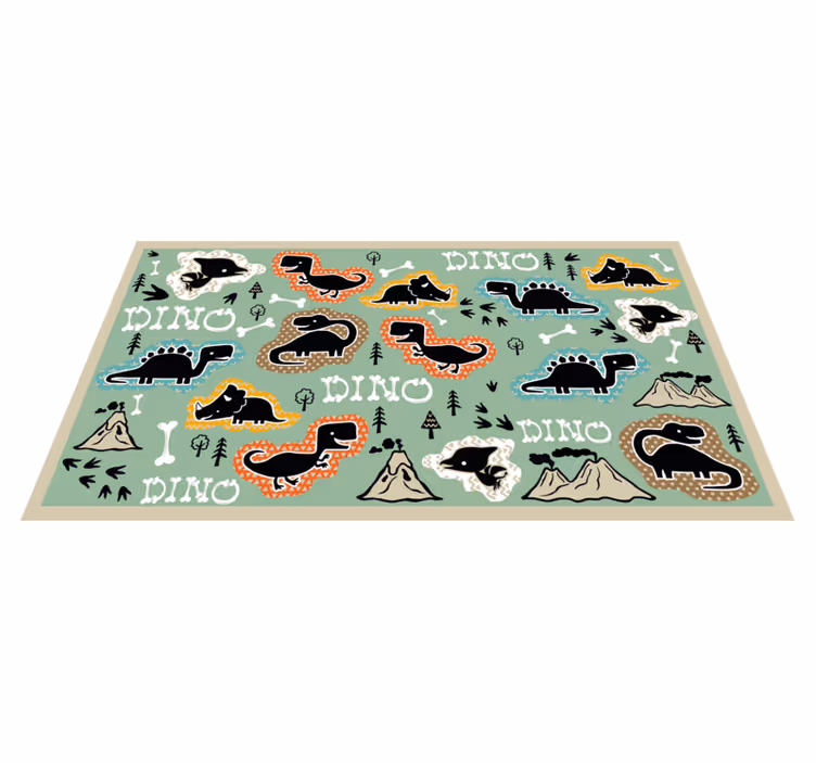 Tapis vinyle autres tapis aire de jeux pour dinosaures - TenStickers