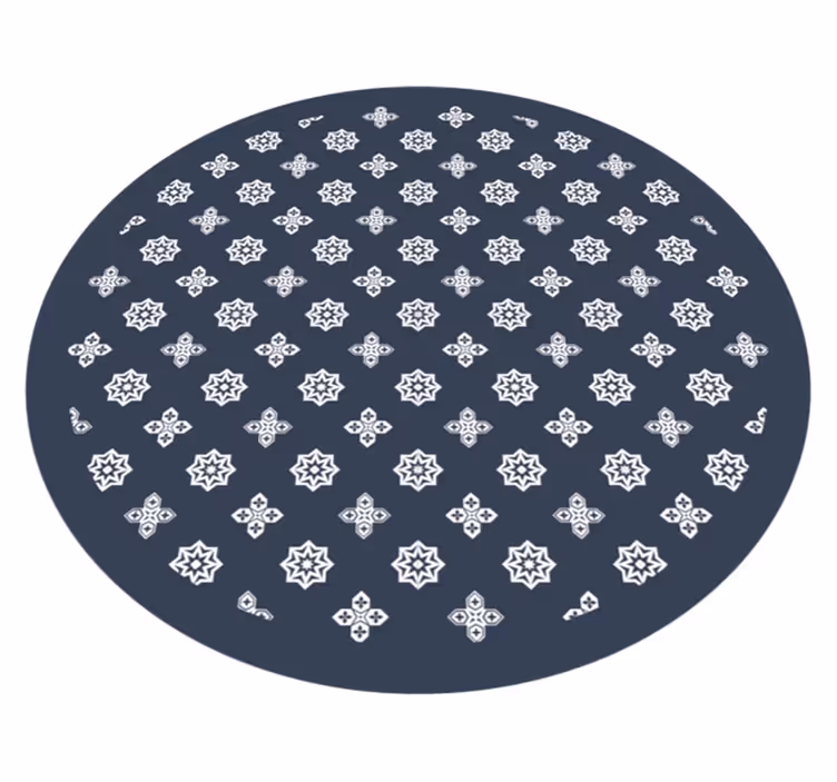 Tapis vinyle étoile motifs célestes - TenStickers