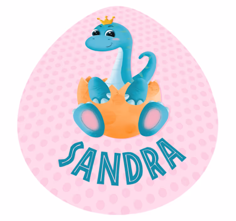 Tapis vinyle personnalisé graphique dinosaure - TenStickers