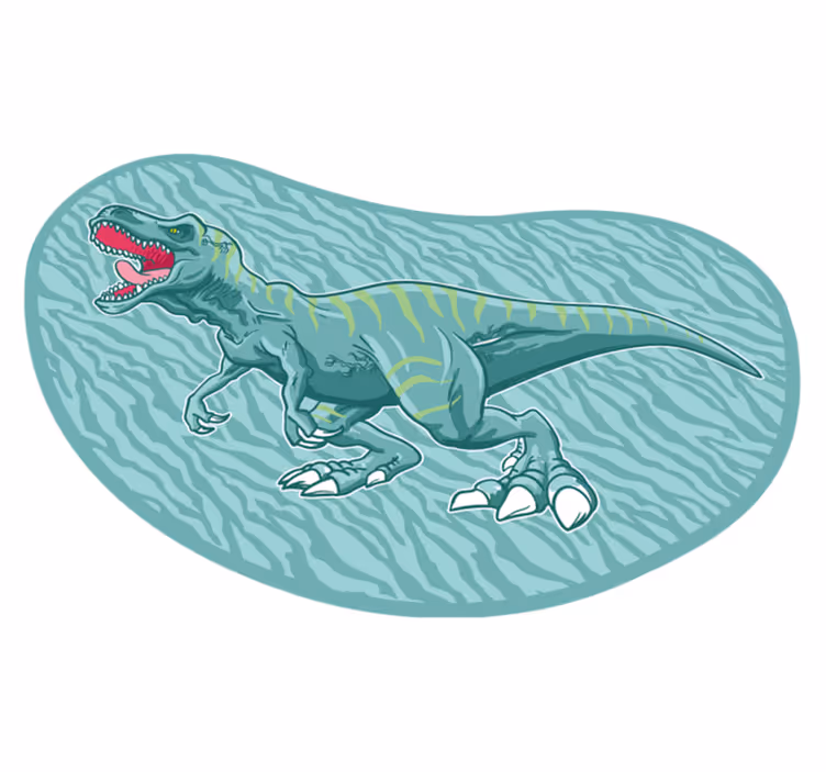 Tapis vinyle autres tapis expédition de dinosaures - TenStickers