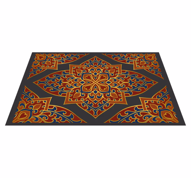 tapis vinyle couloir Texture persane orientale - TenStickers