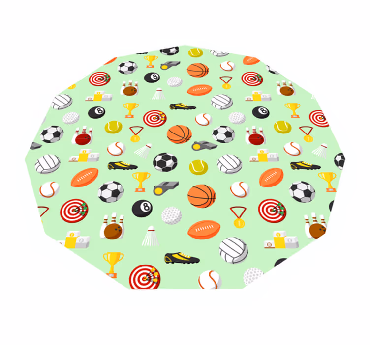 tapis vinyle pour enfants Exercice pour enfants - TenStickers