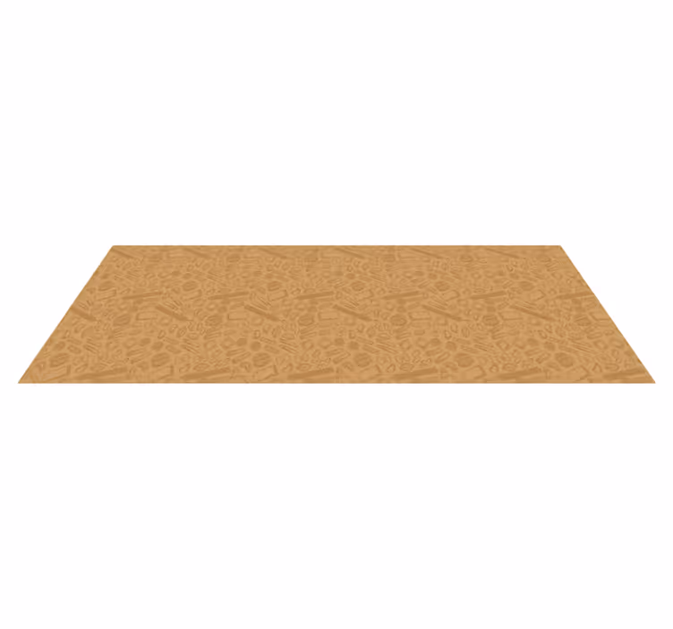 tapis vinyle cuisine Modèle de cuisine de pâtes marron - TenStickers