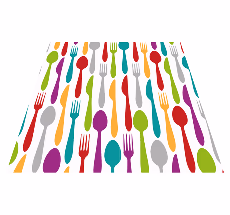 tapis vinyle Ustensiles de cuisine - TenStickers