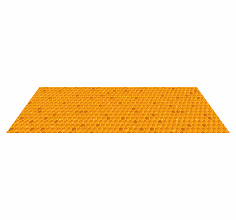 tapis vinyle cuisine Formes en nid d'abeille - TenStickers