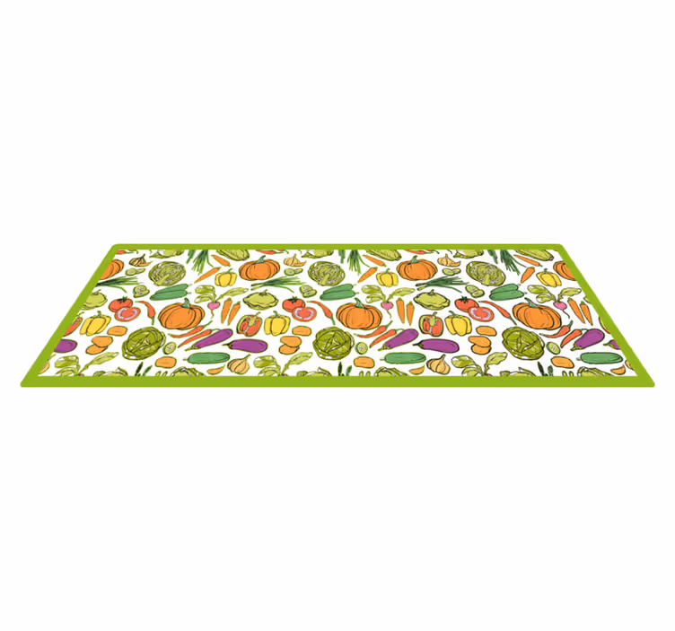 tapis vinyle cuisine Fruit et légume - TenStickers