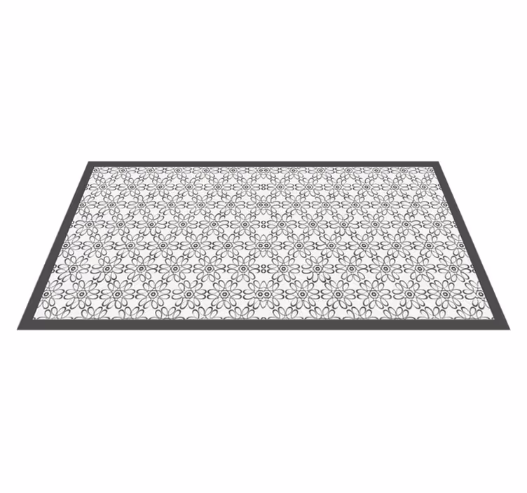 tapis vinyle moderne Plante et feuille - TenStickers